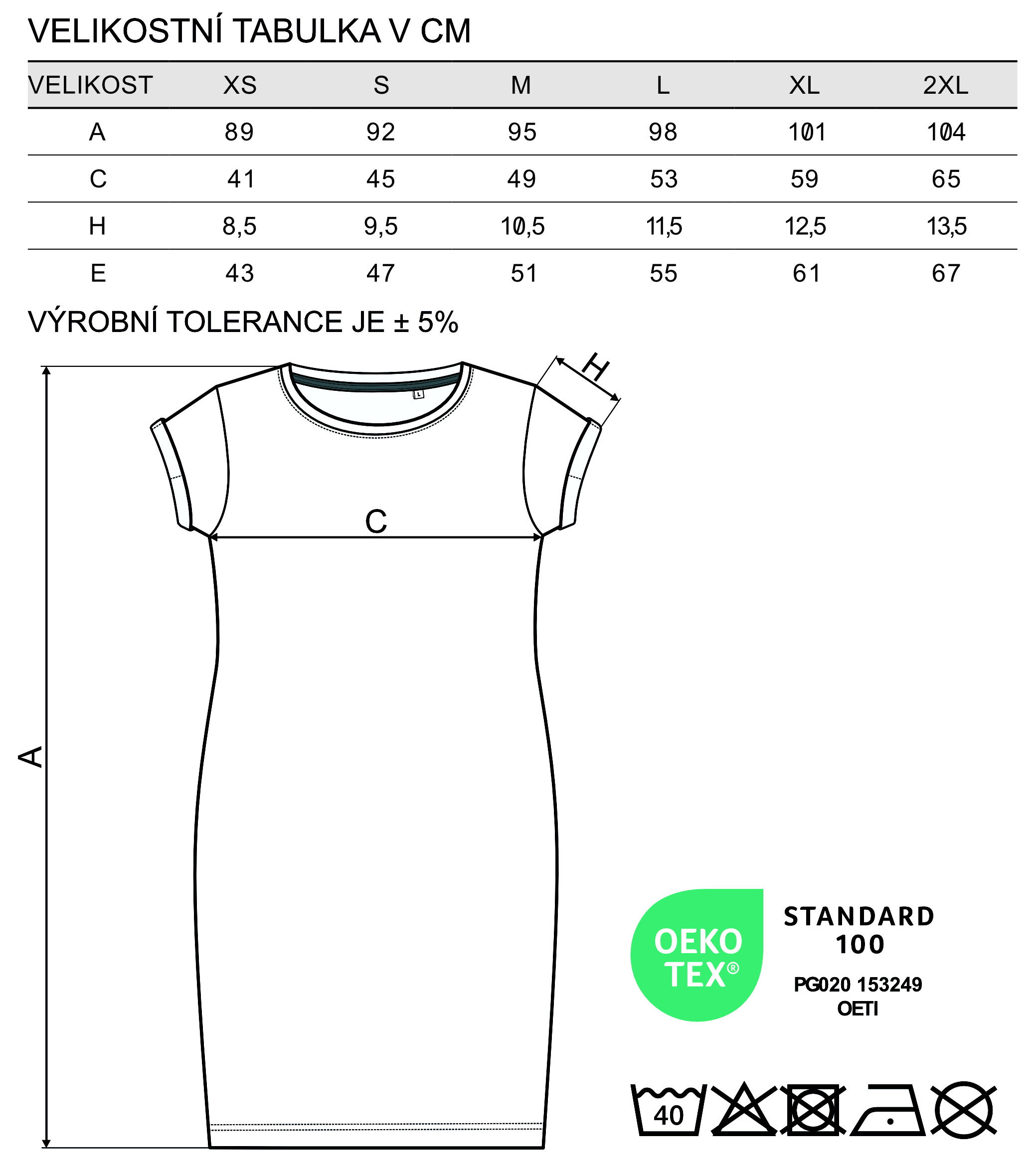 šaty freedom 178---product_size